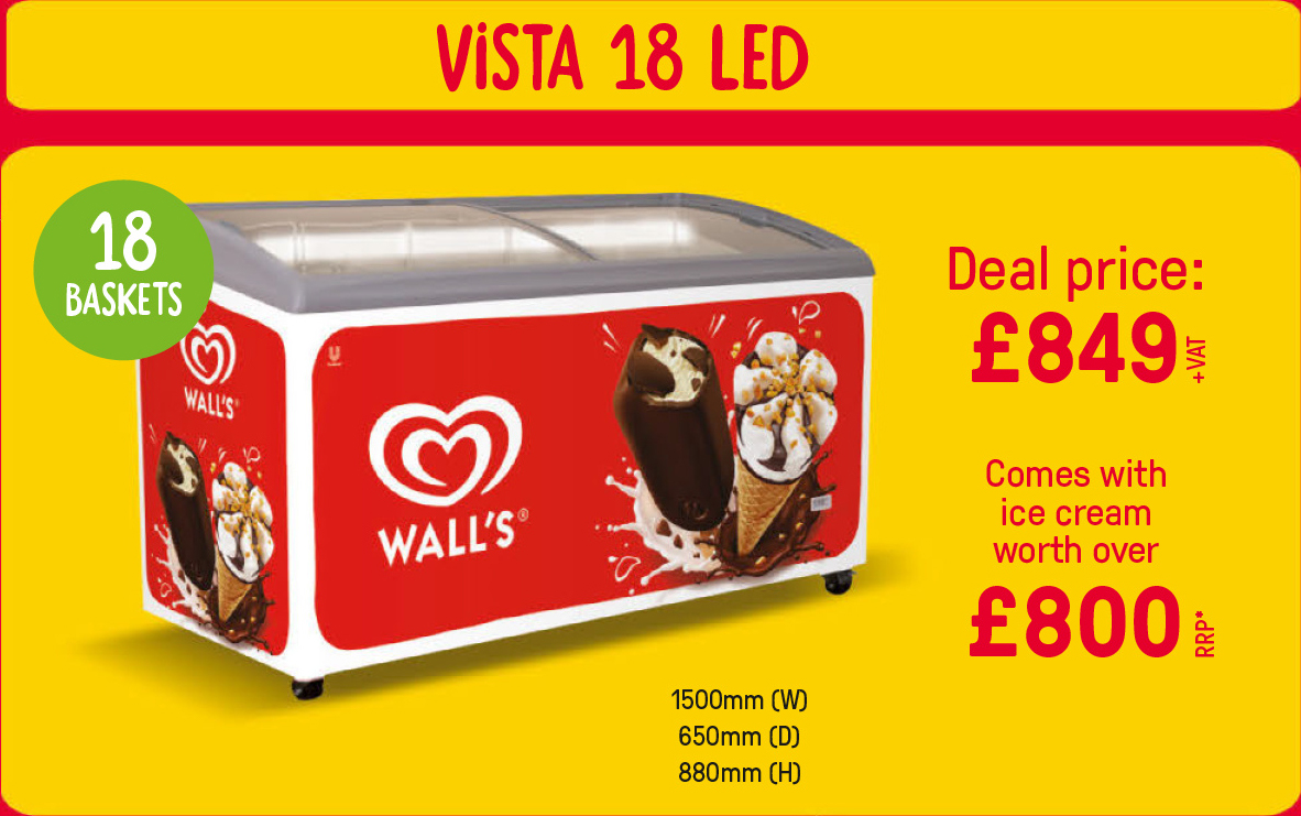 Freezer Deals 2024 Vista 18 LED